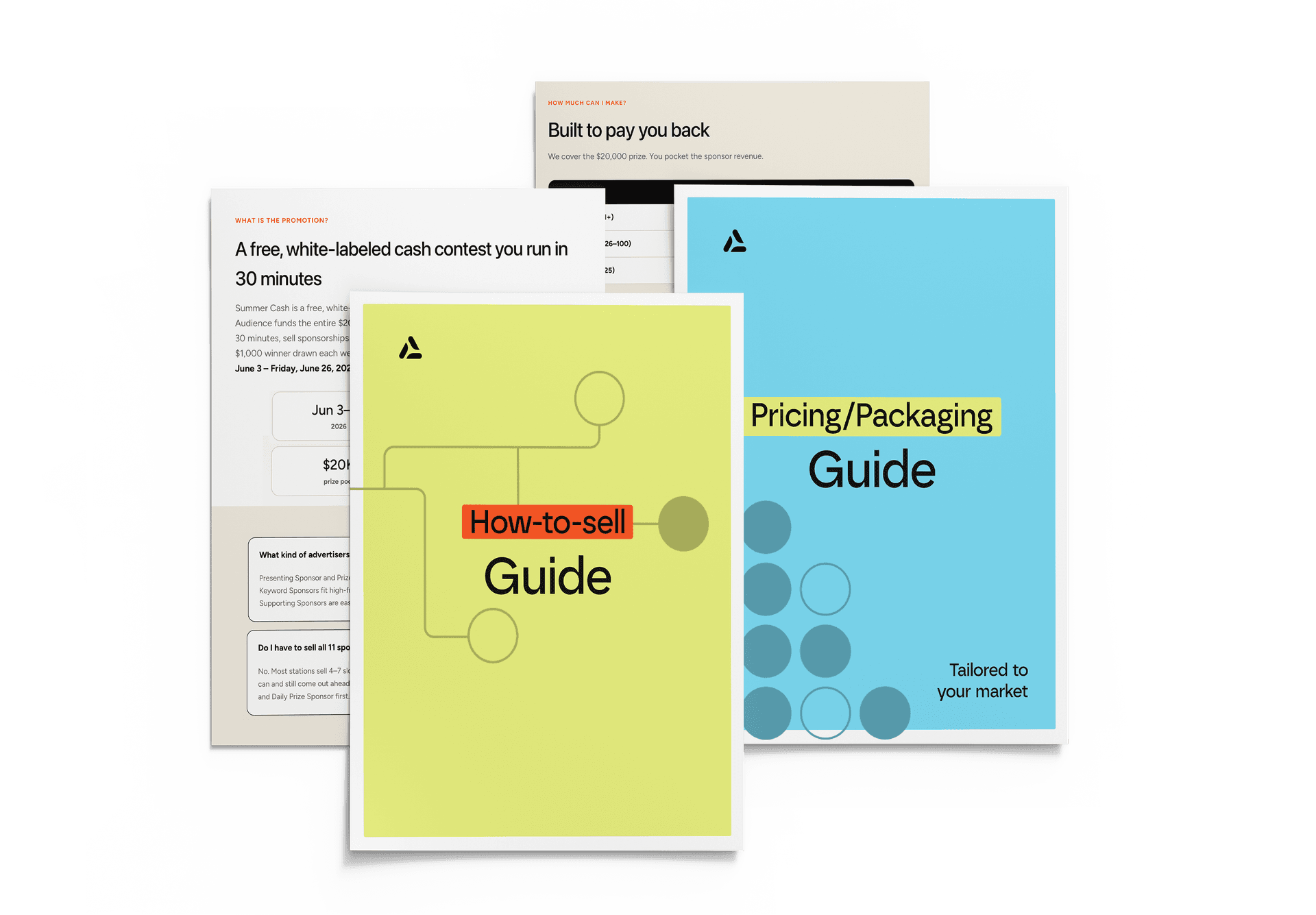 Summer Cash seller kit — pricing sheet and how-to-sell guide